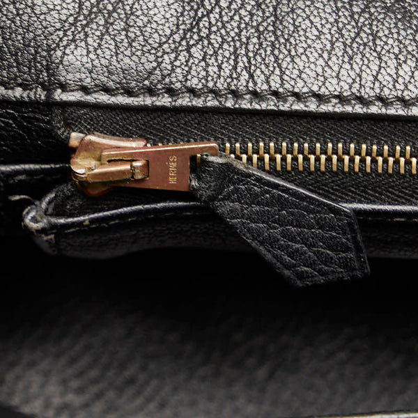 エルメス バーキン35 ハンドバッグ ブラック アルデンヌ レディース HERMES 【中古】