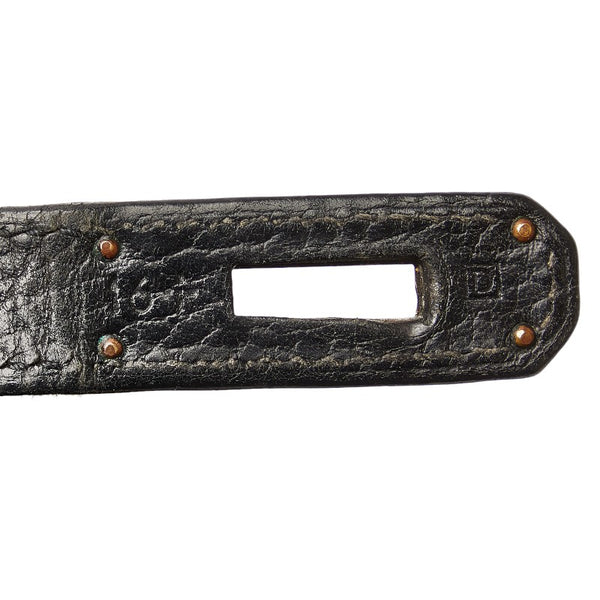 エルメス バーキン35 ハンドバッグ ブラック アルデンヌ レディース HERMES 【中古】