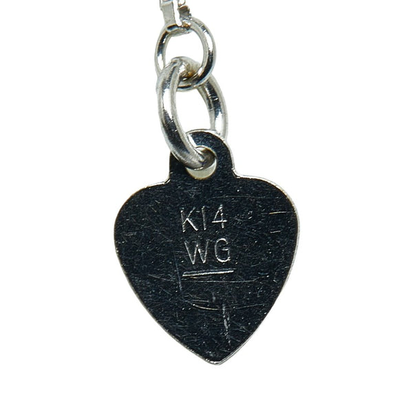 ノーブランド Pt900 プラチナ K14WG ホワイトゴールド パライバトルマリン2.24ct ダイヤ0.37ct ペンダントネックレス レディース no brand 【中古】