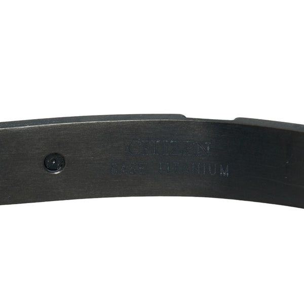 シチズン アテッサ ダイレクトフライト 腕時計 CC3085-51E ソーラー電波時計 ブラック文字盤 スーパーチタニウム メンズ CITIZEN 【中古】