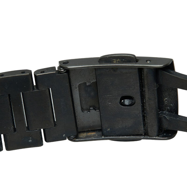 シチズン アテッサ ダイレクトフライト 腕時計 CC3085-51E ソーラー電波時計 ブラック文字盤 スーパーチタニウム メンズ CITIZEN 【中古】