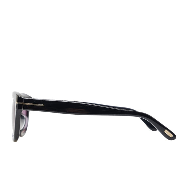 トムフォード ウェリントン サングラス TF237-F 01B ブラック プラスチック メンズ TOM FORD 【中古】