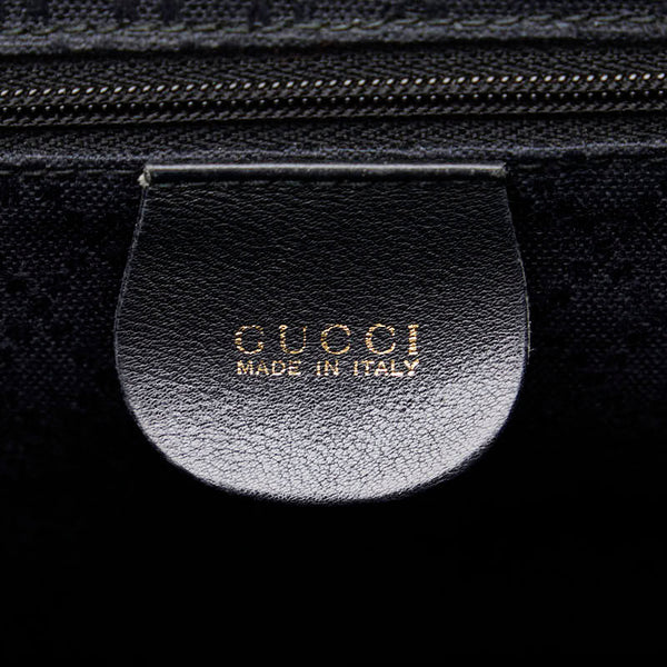 グッチ バンブー リュック バックパック 003 58 0016 ブラック レザー レディース GUCCI 【中古】