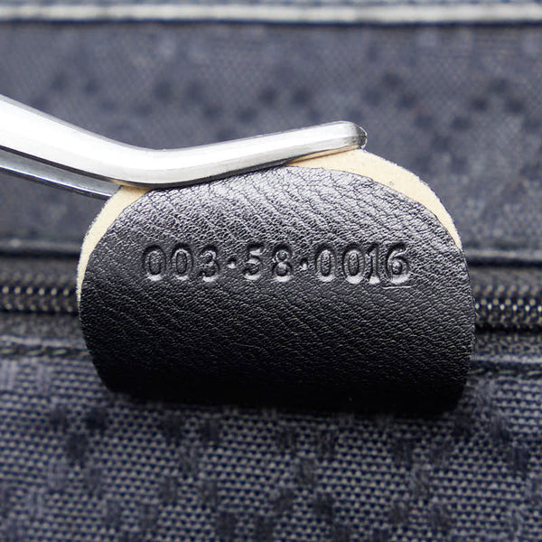 グッチ バンブー リュック バックパック 003 58 0016 ブラック レザー レディース GUCCI 【中古】