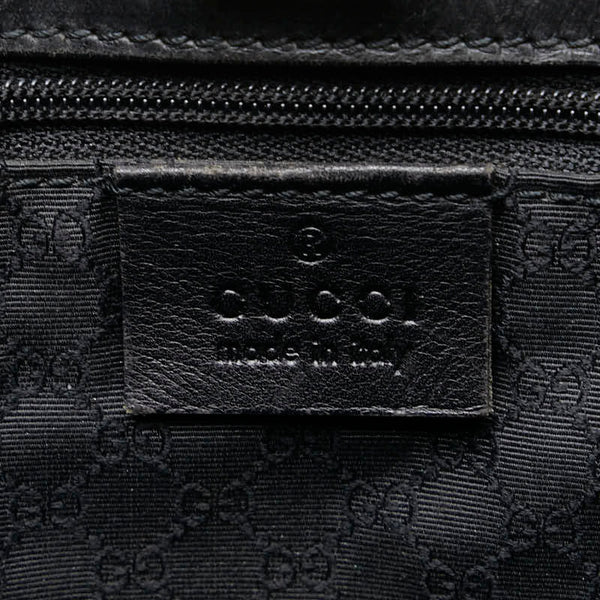 グッチ シェリーライン ハンドバッグ トートバッグ 002.1134 ブラック ブラウン レザー レディース GUCCI 【中古】