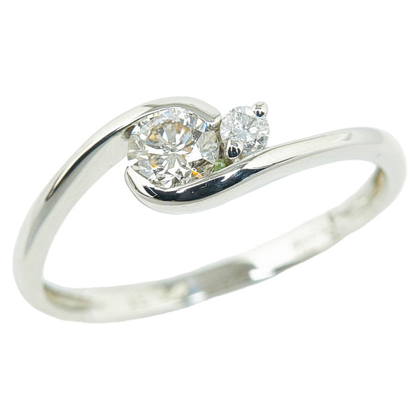 ノーブランド Pt900 プラチナ ダイヤ0.31ct リング 指輪 レディース no brand 9.5号 【中古】
