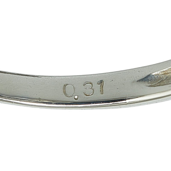 ノーブランド Pt900 プラチナ ダイヤ0.31ct リング 指輪 レディース no brand 9.5号 【中古】