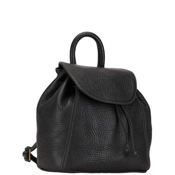 コーチ ペプルド リュック バックパック 4911 ブラック レザー レディース COACH 【中古】