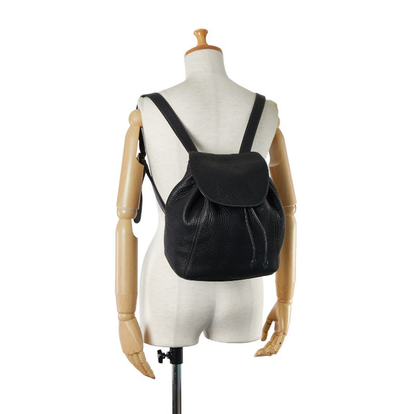 コーチ ペプルド リュック バックパック 4911 ブラック レザー レディース COACH 【中古】