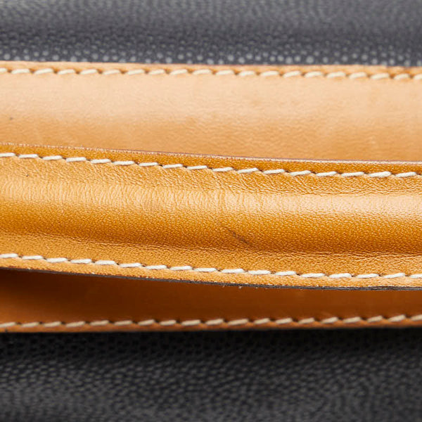 バレンシアガ BBロゴ 斜め掛け ショルダーバッグ ブラウン ブラック PVC レザー レディース BALENCIAGA 【中古】
