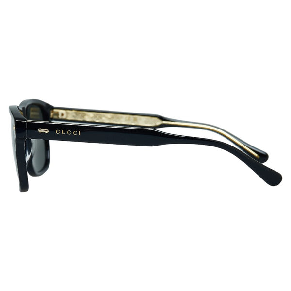 グッチ ウェリントン サングラス GG0911S ブラック ゴールド プラスチック メンズ GUCCI 【中古】