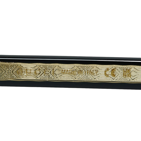 グッチ ウェリントン サングラス GG0911S ブラック ゴールド プラスチック メンズ GUCCI 【中古】