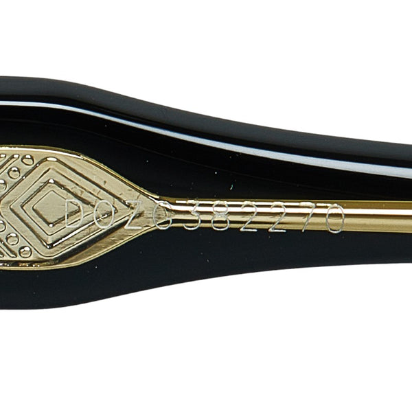 グッチ ウェリントン サングラス GG0911S ブラック ゴールド プラスチック メンズ GUCCI 【中古】