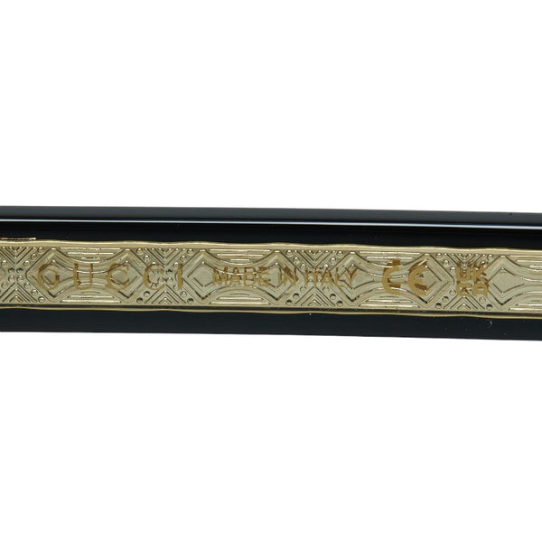 グッチ ウェリントン サングラス GG0911S ブラック ゴールド プラスチック メンズ GUCCI 【中古】