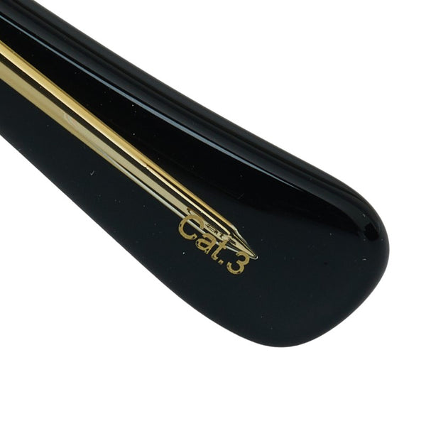 グッチ ウェリントン サングラス GG0911S ブラック ゴールド プラスチック メンズ GUCCI 【中古】