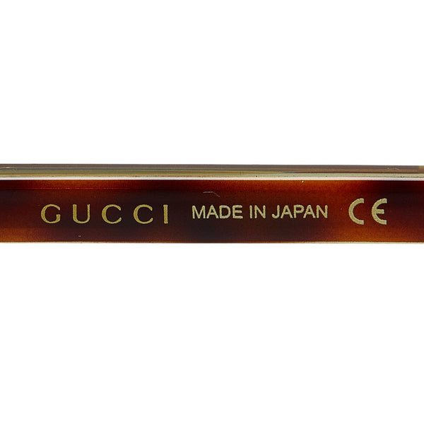 グッチ サングラス GG0382S ブラウン ブルー プラスチック メンズ GUCCI 【中古】