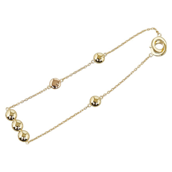 タサキ K18YG イエローゴールド ブレスレット レディース TASAKI 【中古】