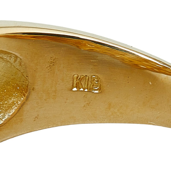 K18YG イエローゴールド ダイヤ2.00ct リング 指輪 レディース 11.5号 【中古】