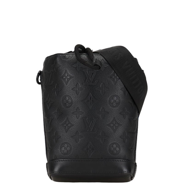 ルイ ヴィトン モノグラム シャドウ ノエ スリング ショルダーバッグ M82248 ブラック レザー レディース LOUIS VUITTON 【中古】