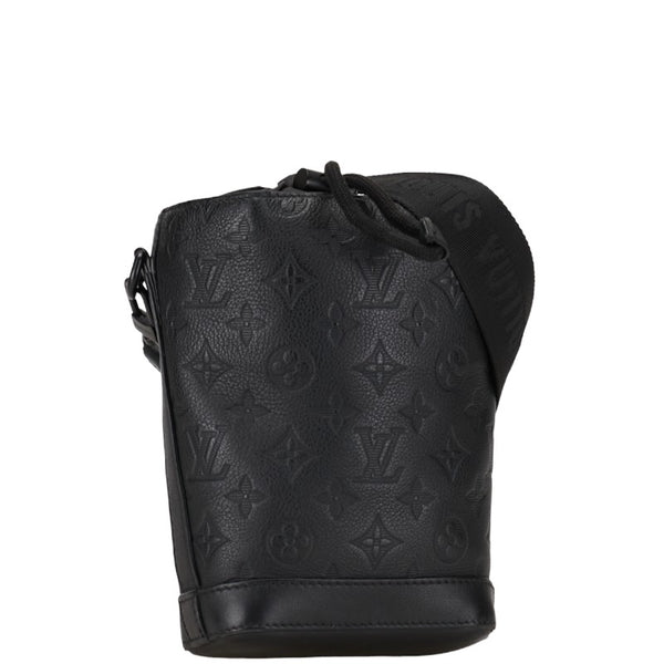 ルイ ヴィトン モノグラム シャドウ ノエ スリング ショルダーバッグ M82248 ブラック レザー レディース LOUIS VUITTON 【中古】