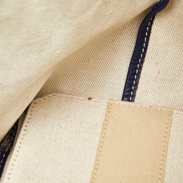 ゴヤール サンルイ PM トートバッグ ハンドバッグ ネイビー マルチカラー PVC レザー レディース GOYARD 【中古】