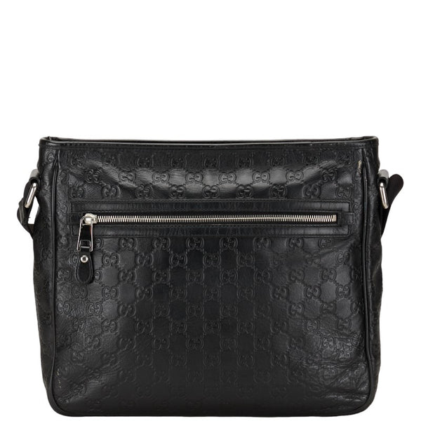 グッチ グッチシマ 斜め掛け ショルダーバッグ 322080 ブラック レザー レディース GUCCI 【中古】