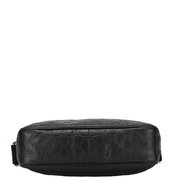 グッチ グッチシマ 斜め掛け ショルダーバッグ 322080 ブラック レザー レディース GUCCI 【中古】