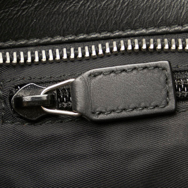 グッチ グッチシマ 斜め掛け ショルダーバッグ 322080 ブラック レザー レディース GUCCI 【中古】