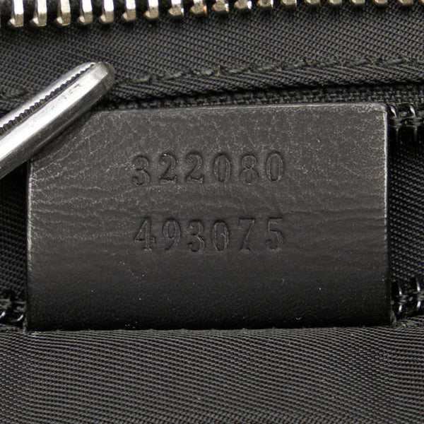 グッチ グッチシマ 斜め掛け ショルダーバッグ 322080 ブラック レザー レディース GUCCI 【中古】