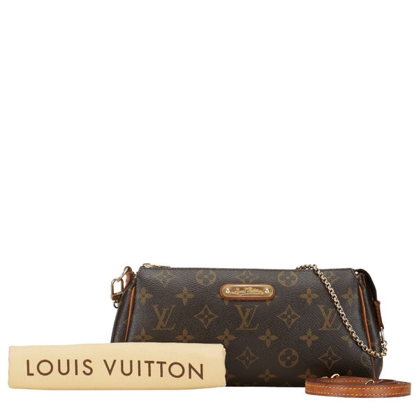 ルイ ヴィトン モノグラム エヴァ ハンドバッグ ショルダーバッグ 2WAY M95567 ブラウン PVC レザー レディース LOUIS VUITTON 【中古】