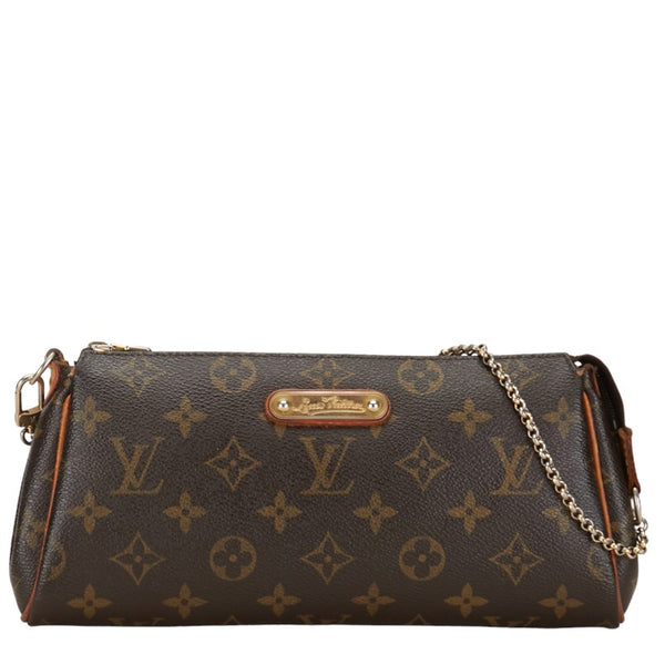 ルイ ヴィトン モノグラム エヴァ ハンドバッグ ショルダーバッグ 2WAY M95567 ブラウン PVC レザー レディース LOUIS VUITTON 【中古】