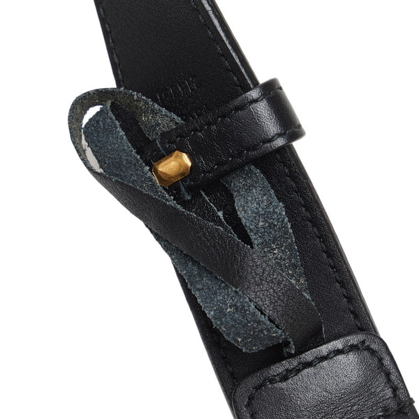 グッチ GGマーモント ベルト サイズ：95/38 214351 ブラック ゴールド レザー レディース GUCCI 【中古】