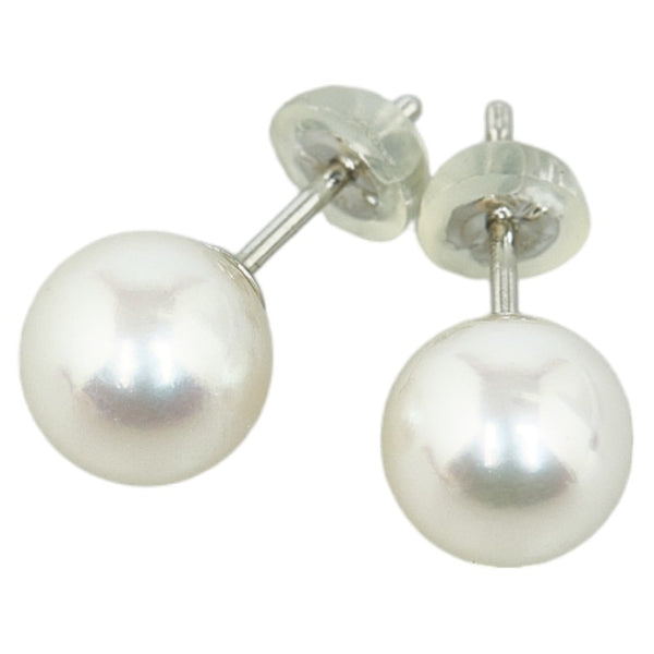 Pt900 プラチナ アコヤパール8.3～8.4mm ピアス レディース 【中古】