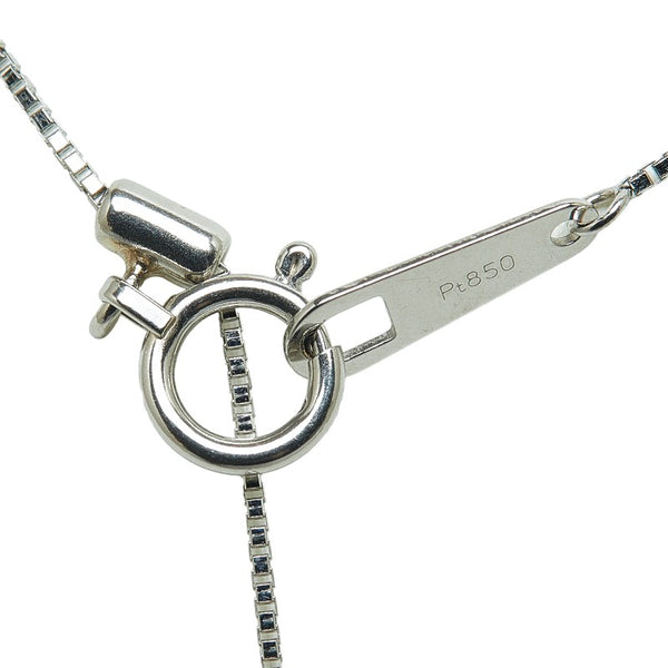 Pt900 プラチナ Pt850 プラチナ ダイヤ1.014ct ペンダントネックレス レディース 【中古】