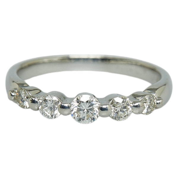 Pt900 プラチナ ダイヤ0.50ct リング 指輪 #52 レディース 12号 【中古】