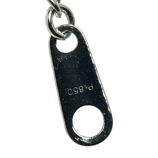 Pt900 プラチナ Pt850 プラチナ エメラルド1.08ct ダイヤ0.70ct ペンダントネックレス レディース 【中古】