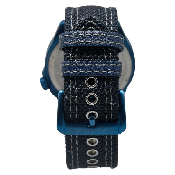 ケンテックス ソーラースタンダード 自衛隊 ブルーインパルス 腕時計 S715M-07 クオーツ ネイビー文字盤 ステンレススチール ナイロン メンズ Kentex 【中古】