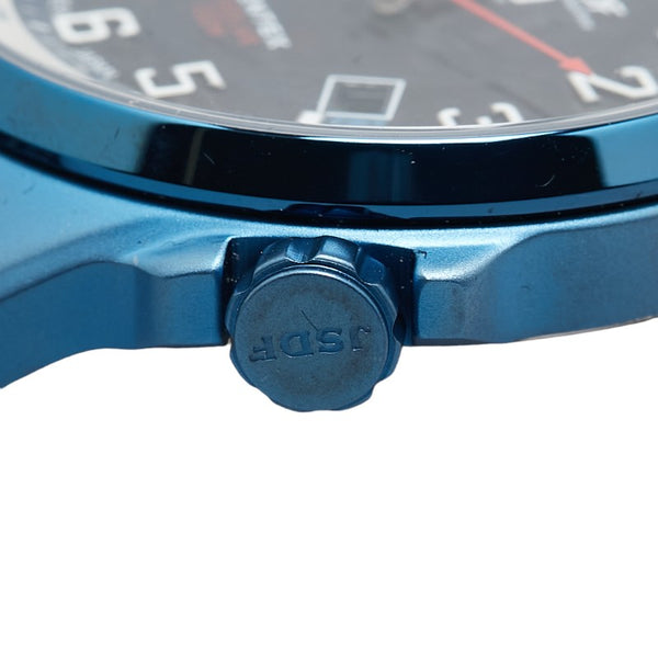 ケンテックス ソーラースタンダード 自衛隊 ブルーインパルス 腕時計 S715M-07 クオーツ ネイビー文字盤 ステンレススチール ナイロン メンズ Kentex 【中古】