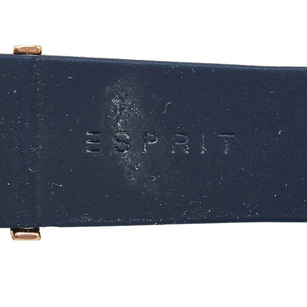 エスプリ 腕時計 1L140 クオーツ ネイビー文字盤 ステンレススチール ラバー メンズ ESPRIT 【中古】