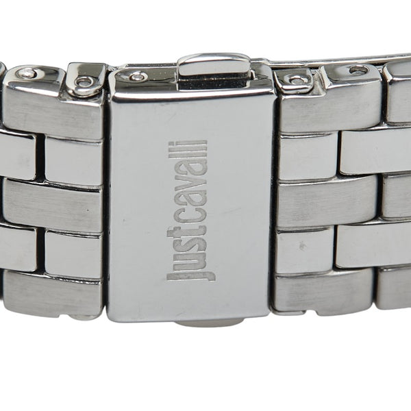 ジャストカヴァリ 腕時計 JCIG014M0075 クオーツ ブルー文字盤 ステンレススチール メンズ Just Cavalli 【中古】