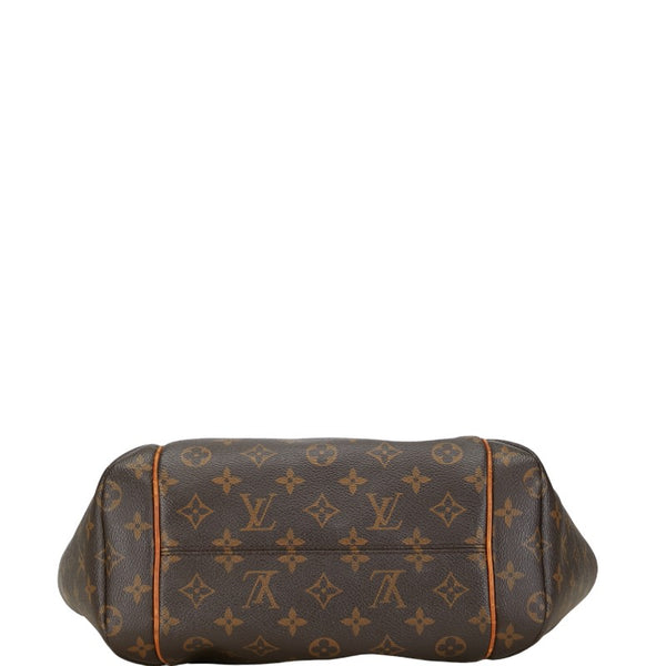 ルイ ヴィトン モノグラム トータリーPM ハンドバッグ ショルダーバッグ M56688 ブラウン PVC レザー レディース LOUIS VUITTON 【中古】