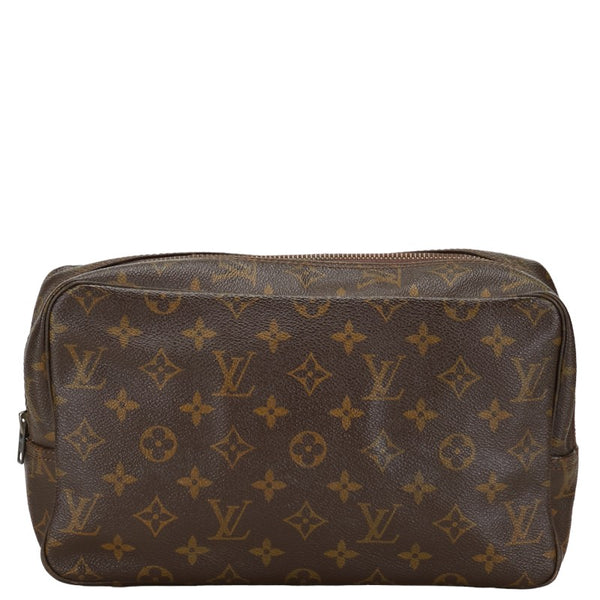 ルイ ヴィトン モノグラム トゥルーストワレット 28 セカンドバッグ クラッチバッグ M47522 ブラウン PVC レディース LOUIS VUITTON 【中古】