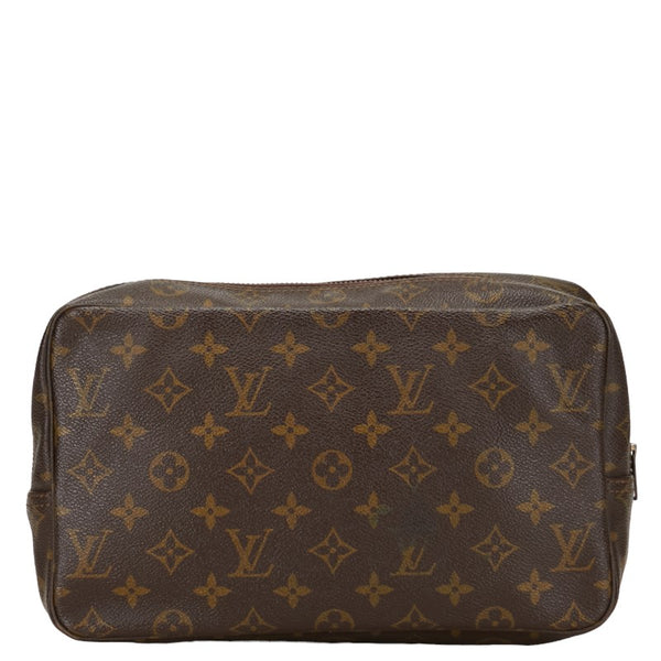 ルイ ヴィトン モノグラム トゥルーストワレット 28 セカンドバッグ クラッチバッグ M47522 ブラウン PVC レディース LOUIS VUITTON 【中古】