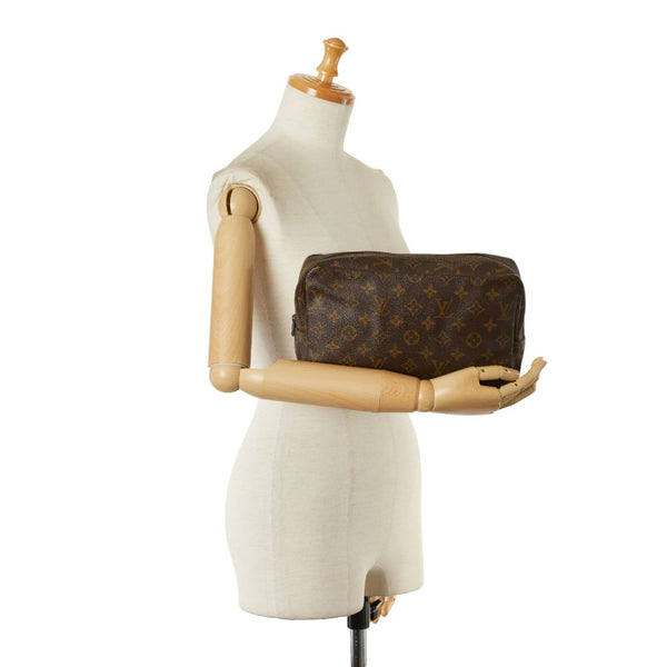 ルイ ヴィトン モノグラム トゥルーストワレット 28 セカンドバッグ クラッチバッグ M47522 ブラウン PVC レディース LOUIS VUITTON 【中古】