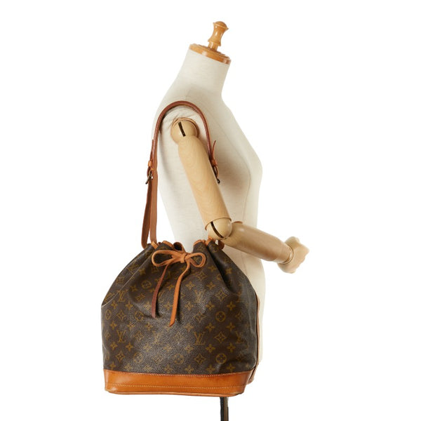 ルイ ヴィトン モノグラム ノエ ショルダーバッグ M42224 ブラウン PVC レザー レディース LOUIS VUITTON 【中古】