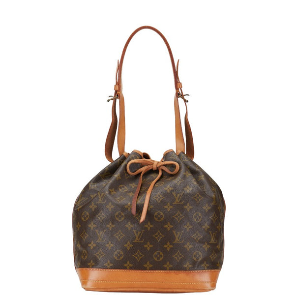 ルイ ヴィトン モノグラム ノエ ショルダーバッグ M42224 ブラウン PVC レザー レディース LOUIS VUITTON 【中古】