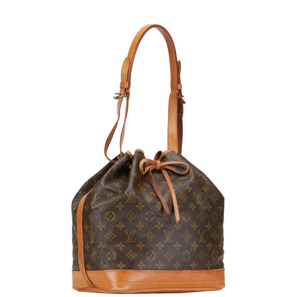 ルイ ヴィトン モノグラム ノエ ショルダーバッグ M42224 ブラウン PVC レザー レディース LOUIS VUITTON 【中古】