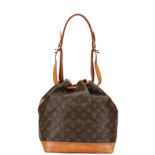 ルイ ヴィトン モノグラム ノエ ショルダーバッグ M42224 ブラウン PVC レザー レディース LOUIS VUITTON 【中古】