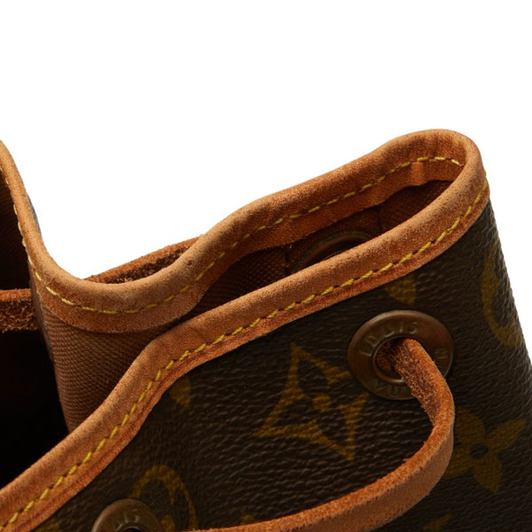 ルイ ヴィトン モノグラム ノエ ショルダーバッグ M42224 ブラウン PVC レザー レディース LOUIS VUITTON 【中古】