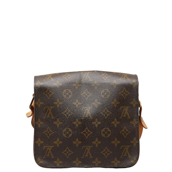 ルイ ヴィトン モノグラム カルトシェール22 ショルダーバッグ M51253 ブラウン PVC レザー レディース LOUIS VUITTON 【中古】
